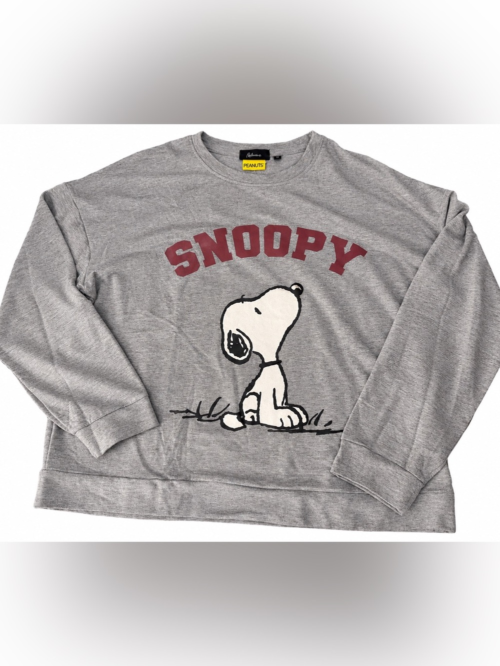 BNWT Peanuts Snoopy Gray Tee
